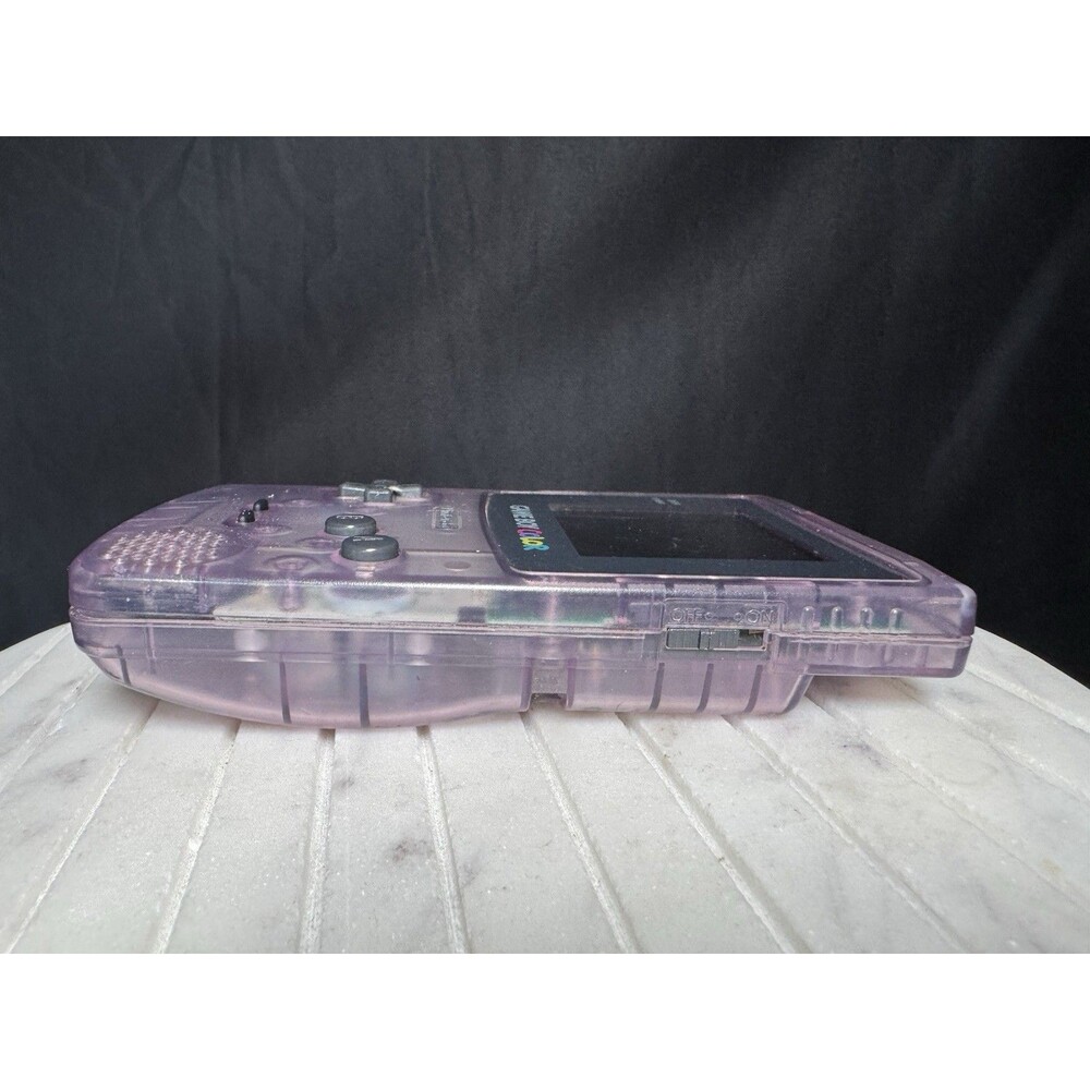 Nintendo Gameboy Color CGB-001 Atomic Purple Handheld Console Tested Works! - Picture 6 of 11